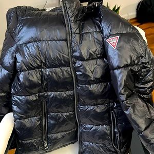 Brand New Black Guess Winter Coat